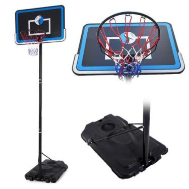 Imagem de Tabela de Basquete Profissional Reforçada com Aro Oficial e Rodízios p