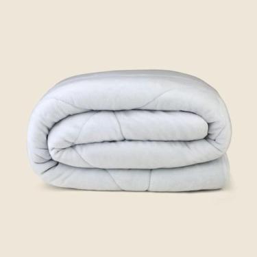 Imagem de Coberdrom Flannel cinza - ACasa - ACASA, Solteiro, Cinza