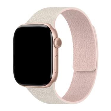 Imagem de Pulseira Borracha Magnética Link Compatível com Apple Watch - Baú do V