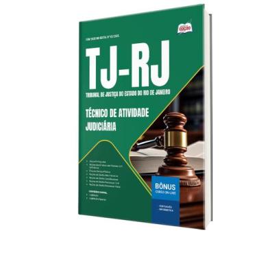 Imagem de Apostila TJ-RJ - Técnico de Atividade Judiciária - Apostilas Opção