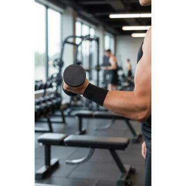 Imagem de Munhequeira Ajustável Par - Alivia Dor Punho Tendinite - Congratulatio