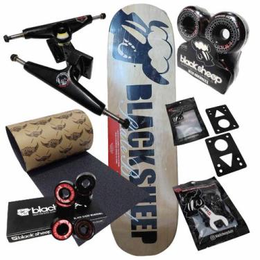 Imagem de Skate Completo PRO Shape Black Sheep Maple, 8.50, Mocassim