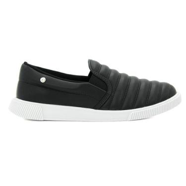 Imagem de Tenis Moleca Original Slip On Sem Cadarço Baixo Feminino 309, 36, Pret