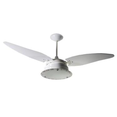 Imagem de Ventilador Teto Motor Grande 150w/500 Rpm Plano RD - Bauruvent, Marrom