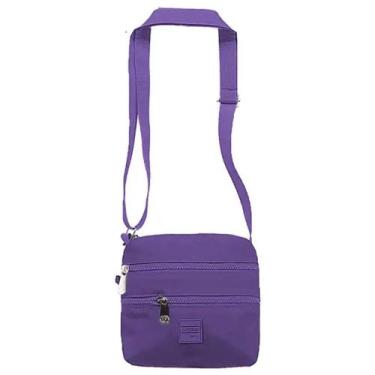 Imagem de Bolsa Feminina Transversal Pequena Nylon  Tactel Crinkle - Yeppb BF 14