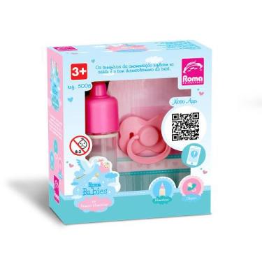 Imagem de Acessórios para Bonecas - Babies - Kit Primeira Mamadeira Mágica - Rom