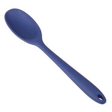 Imagem de Colher de Servir Cazza Easy em Silicone Azul - Casa do Chef, UNICA