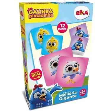 Imagem de Jogo da memoria gigante galinha pintadinha - Elka