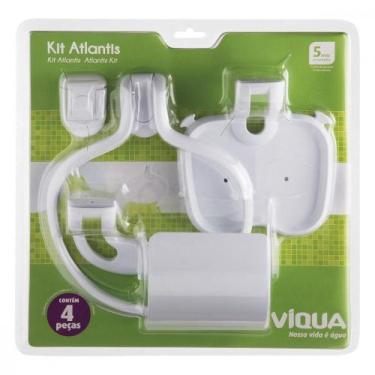 Imagem de Acessorio Wc Viqua Atlantis Com 4 Pecas Branco