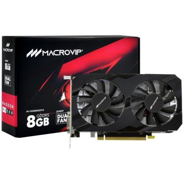 Imagem de Placa de Vídeo RX 580 V2 Gamer 8GB GDDR5 Dual Fan Directx 12 HDMI Displayport Macrovip