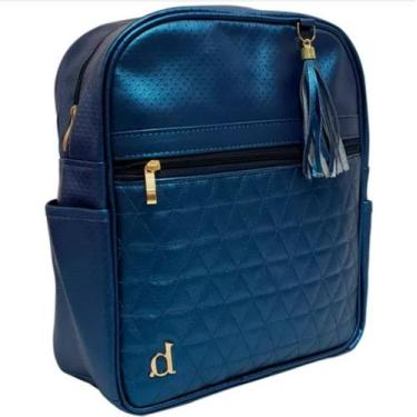 Imagem de Mochila maternidade lotus azul marinho - boni - BOLSAS BONI
