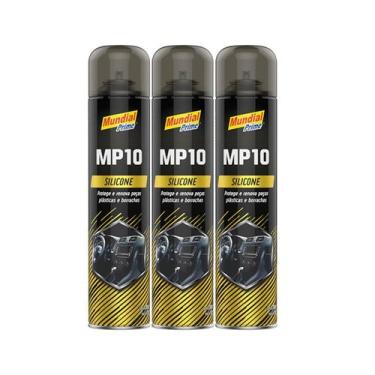 Imagem de 3 Silicones Lubrificante Spray 300ml Tutti Frutti Mundial - MUNDIAL PR