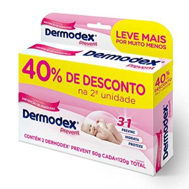 Imagem de Dermodex Pomada Para Prevenção De Assaduras Prevent - 120G (2X60G) - 40% Na 2ª Unidades