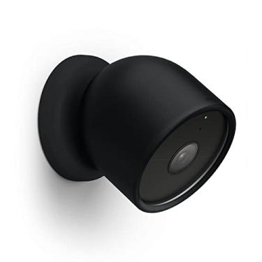 Imagem de elago Capa de silicone compatível com Google Nest Cam para ambientes externos ou internos (bateria), compatível com Nest Cam com holofote (fio) – câmera camuflada [preto]