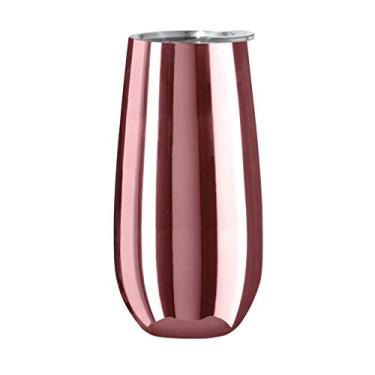 Imagem de Flauta térmica isolada a vácuo - 170 g, espelho ouro rosa