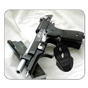 Imagem de Tapete de mesa de computador arma airsoft pistola tapete de mouse
