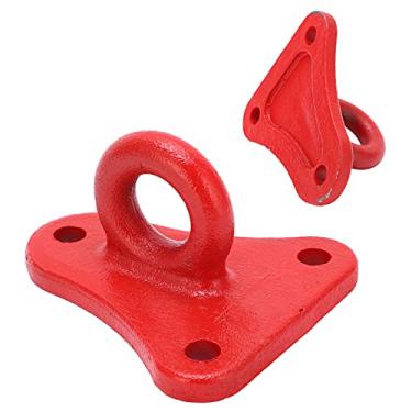 Imagem de Dispositivo de fixação de cordas de fuga para treinamento de escalada, aço de liga de segurança Parafusos de rocha Suporte Ângulo de fixação Quadro de fixação de 9 mm Espessura Firme Alta