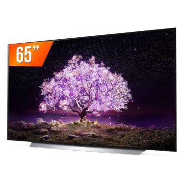 Imagem de Smart TV LED 65&quot; Ultra HD 4K LG OLED65C1 ThinQ AI 4 HDMI 3 USB Bluetooth Controle Smart Magic