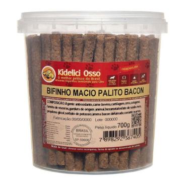 Imagem de Bifinho Macio Palito - Kidelici Osso - Sabor Bacon - 700G