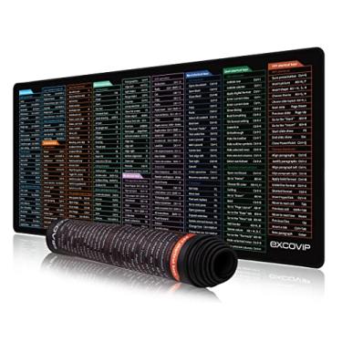 Imagem de EXCOVIP Gaming Mouse Pad XXL Tamanho Grande 900x400mm Resistente à Água Extended Mouse Mat World Desk Mat Suporte de jogos para computador, PC e laptop