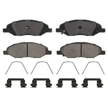 Imagem de Wagner Conjunto de pastilhas de freio a disco QS ZD1345, bordas chanfradas para paradas suaves e silenciosas, serve para Nissan Versa 2008–2011