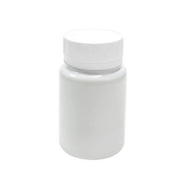Imagem de POTE PARA CÁPSULAS PET 75ML COM TAMPA LACRE (20 PEÇAS) (Branco)