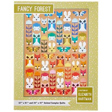 Imagem de Elizabeth Hartman Estampa de colcha de floresta extravagante