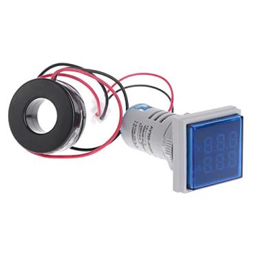 Imagem de Tingpai LED Voltímetro Amperímetro Sinal de Luz Tensão Atual Medidor Indicador AC 60-500 V 0-100A