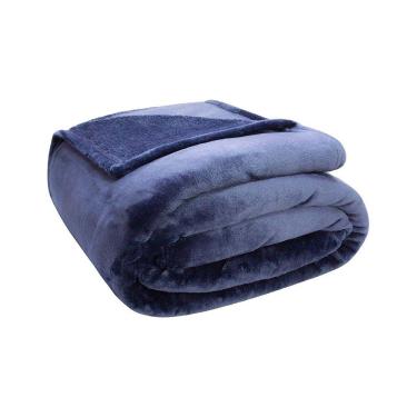 Imagem de Cobertor Velour 300g M2 Solteiro 150x220 Micro Camesa Marinh