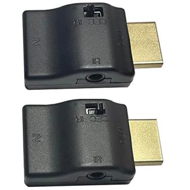 Imagem de Ensigear Adaptador HDMI CEC, bloqueador CEC, pacote com 2, preto