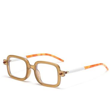 Imagem de Óculos de Sol Vintage Retangular Azul Bloqueador de Luz Óculos de Sol Masculino Feminino Lente Óculos Óculos, 9, Tamanho Único