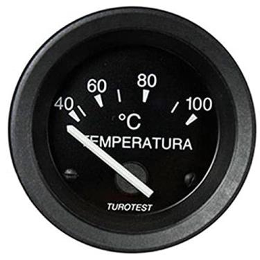 Imagem de Indicador Temperatura Água Elétrico 60Mm compativel C B T 2105 8060 8260 8450 MB 321 608 40-100°C Com Iluminaçao