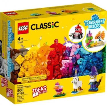 Imagem de Lego Classic 11013 - Blocos Transparentes Criativos 500Pecas