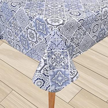 Imagem de Toalha De Mesa Térmica Pvc Impermeável Lisboa 1,40x1,40