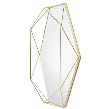 Imagem de Espelho Prisma 56X42 cm Metal Dourado Umbra