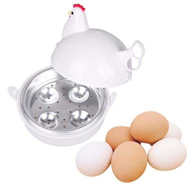 Imagem de Justdolife – Ferramenta de cozinha para cozinhar ovos domésticos em forma de galinha em forma de ovo