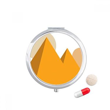 Imagem de Pirâmides de Esfinge Amarelo Egito Caixa de Armazenamento de Remédio Caixa de Armazenamento de Remédio Dispensador