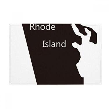 Imagem de DIYthinker Rhode Island USA Tapete antiderrapante para porta de banheiro