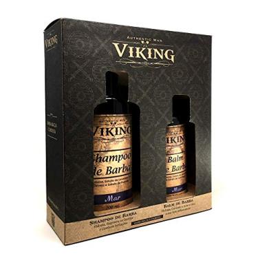 Imagem de Kit Presente Shampoo e Balm Viking Mar