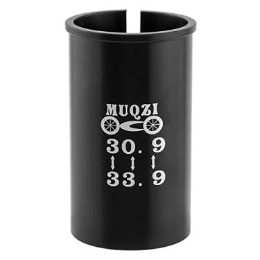 Imagem de UGPLM Calço de de bicicleta de alumínio, adaptador de tubo de de bicicleta 30,9-33,9 mm Conversão de manga de equipamento para bicicleta de