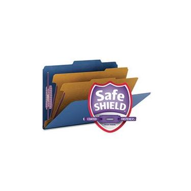 Imagem de Smead Smd19035-19035 Dark Colored Printboard Classificadores De Classificação Com Fixadores De Safeshield Azul