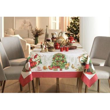 Imagem de Toalha De Mesa De Natal Karsten Fábula Do Noel 8 Lugares