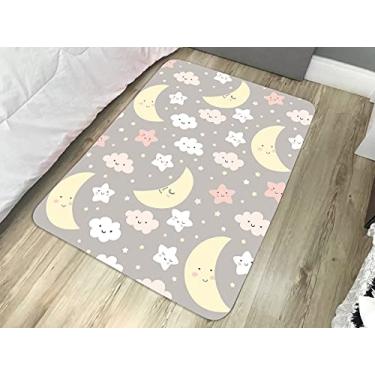 Imagem de Tapete Infantil Atividades Transfer 95x130cm Noite Encantada