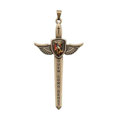 Imagem de Pingente Espada Quaresma de São Miguel - 7,8 cm