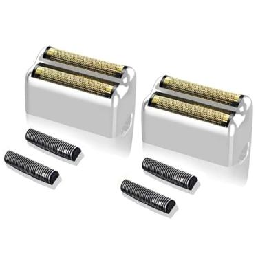 Imagem de Replacement Foil and Cutter for Barberology Electric Shaver, Double Foil Shaver Replacement Head, Replacement Head Compatible with Barberology FXFS2 Electric Razors(Silver)