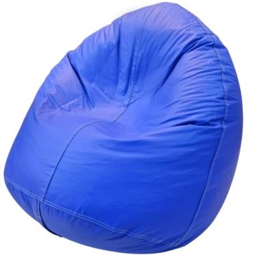 Imagem de Puff para Sala Quarto Gamer Escritório Eventos Áreas de Recreação Empresas Escolas Formato Gota Receba Pronto p/Uso com Enchimento Cor: Azul Bic