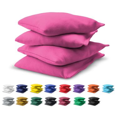 Imagem de GoSports Conjunto de 4 sacos de feijão Cornhole - Regulação para todos os climas - Rosa