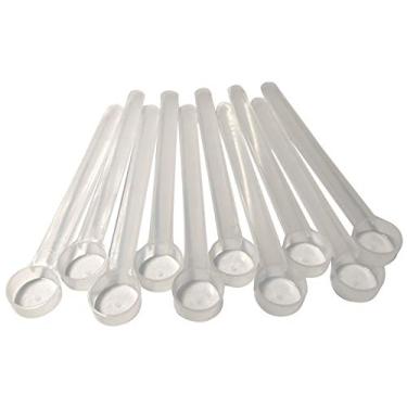 Imagem de Supplement and Supply 1/2 colher de chá (2,5 ml) Colher de cabo longo para medir café, alimentos para animais de estimação, grãos, proteínas, especiarias e outros produtos secos (pacote com 10)