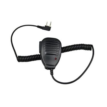 Imagem de ZEZEFUFU 1 peça de fone de ouvido de microfone de alto-falante portátil de 2 pinos para rádio bidirecional UV-5R A UV-82L GT-3 888s para Baofeng