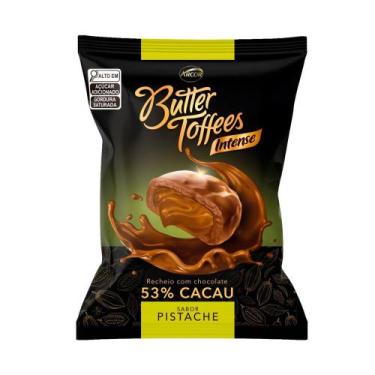 Imagem de Balas Arcos Butter Toffees Intense Pistache 53% Cacau 90G - Arcor